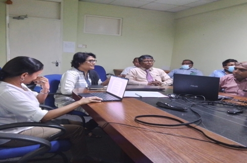 World Bank Mission Meeting at The PSSP office .